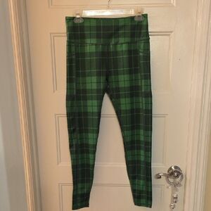 CVG ~ Green Plaid Medium Full Length